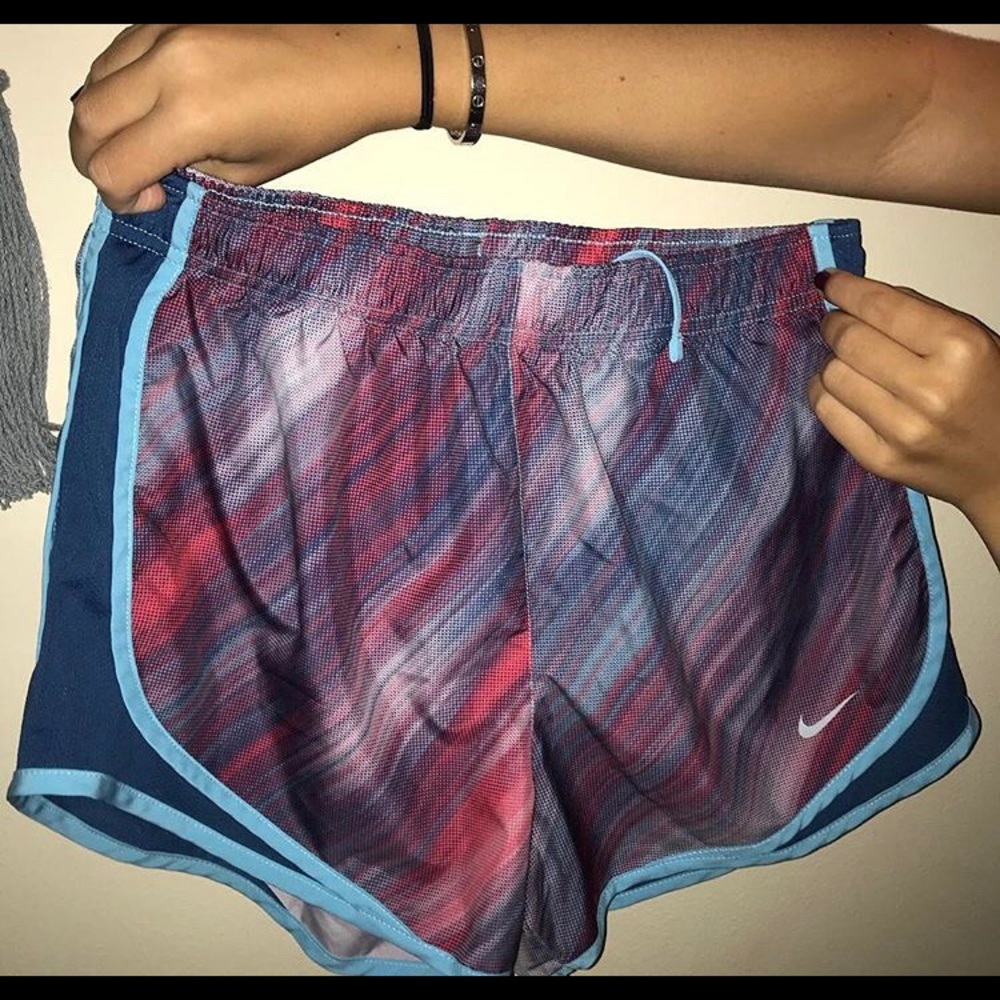 Multi colored Nike athletic shorts